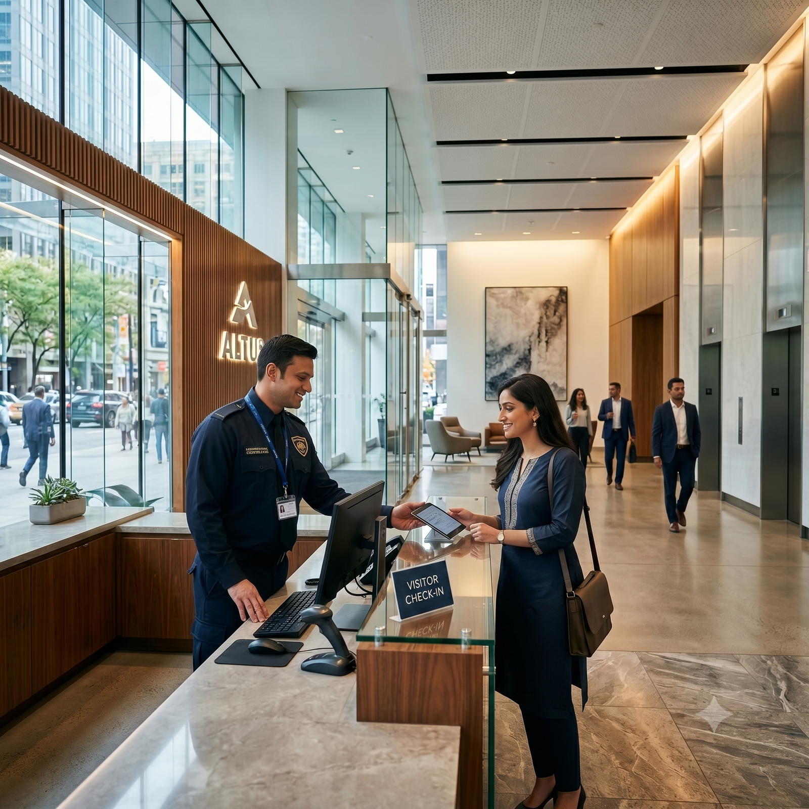 Shiv Security corporate lobby operations